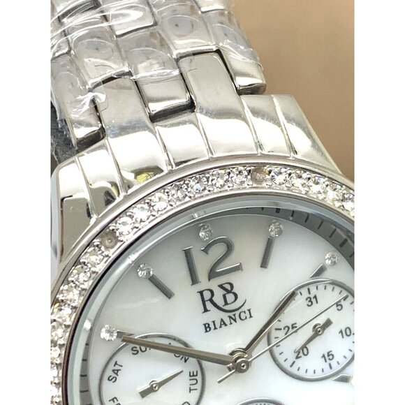 Roberto Bianci Women's Watch RB0840 Valentini Quartz Mother of Pearl Dial Gemmed - Picture 7 of 14